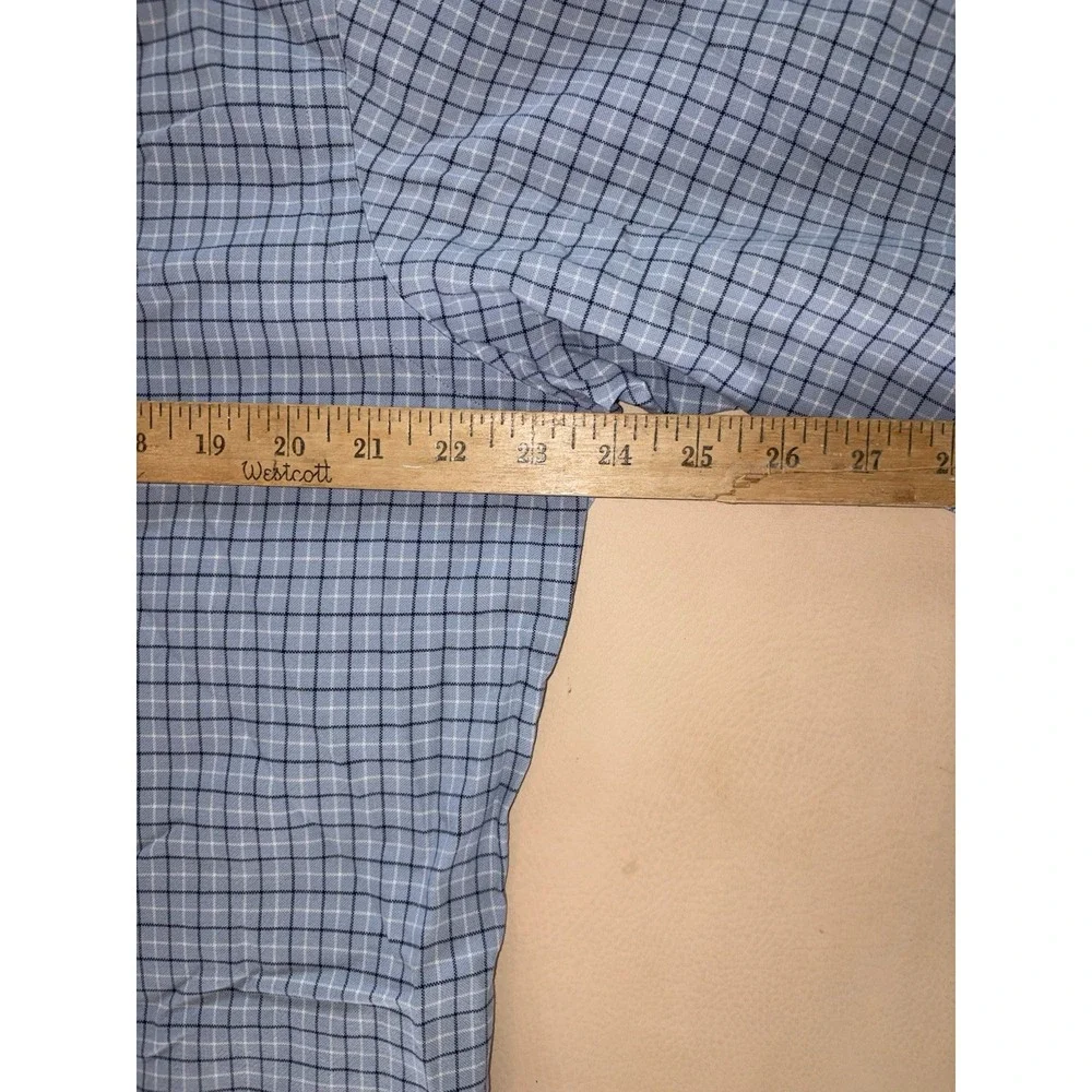 Polo Ralph Lauren Button Down Large Light Blue Plaid Long Sleeve Classic Fit